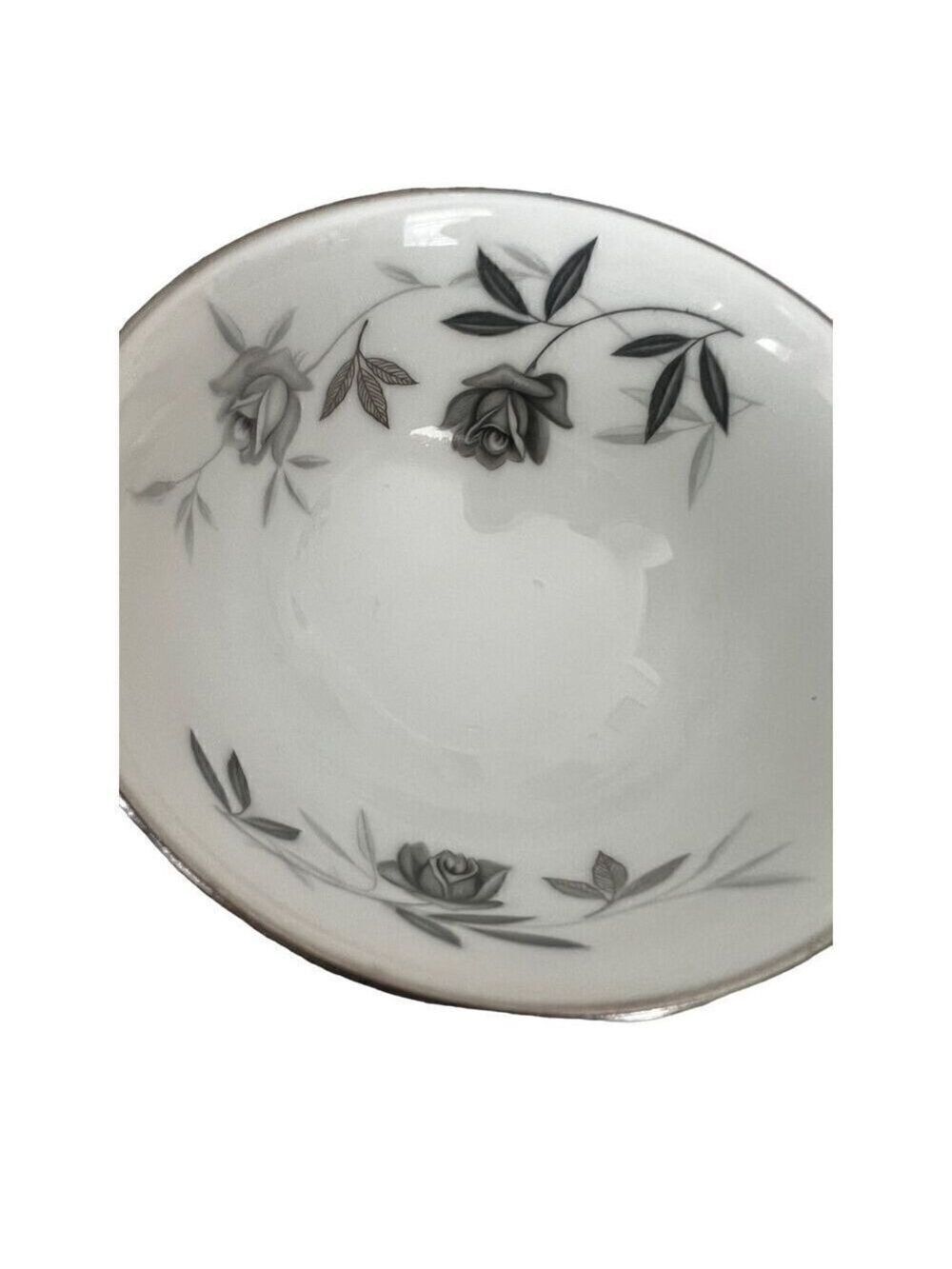 Noritake ROSAMOR Black Roses 4 Tea Cups made in Japan - Picture 6 of 8